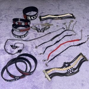 Black Veil Brides Jewelry and Bracelet Lot